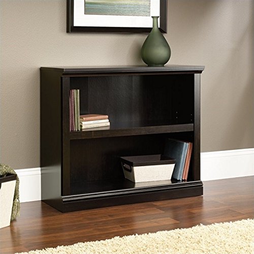 Scranton & Co 2 Shelf Bookcase in Estate Black