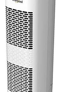 Whirlpool Whispure WPT80P True HEPA Air Purifier, Activated Carbon Advanced Anti-Bacteria, Ideal for Allergies, Odors, Pet Dander, Mold, Smoke, Smokers, and Germs, Large, White