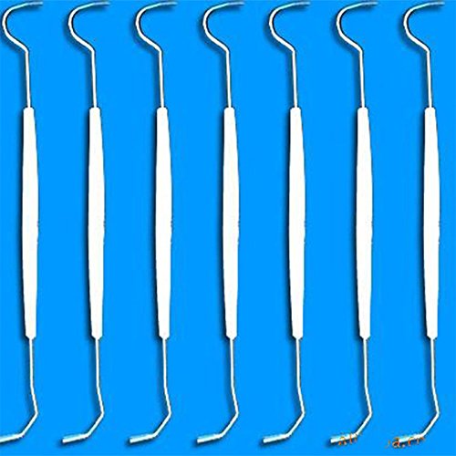 100pcs Sterilized Disposable Dental Probe Double Ends Explorer Plastic Handle Dental Mouth Examination Probe