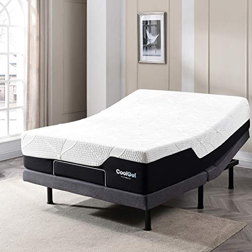 Classic Brands Cool Gel Chill Memory Foam 14-Inch Mattress with 2 Pillows |CertiPUR-US Certified |Bed-in-a-Box, Queen