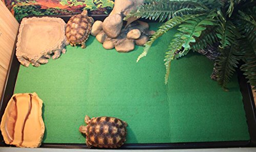 Tfwadmx Reptile Carpet Mat Substrate Liner Bedding Reptile Supplies for Terrarium Lizards Snakes Bearded Dragon Gecko Chamelon Turtles Iguana (39"X20")