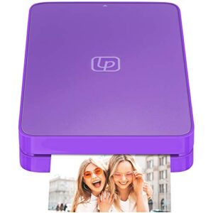 lifeprint 2x3 portable photo and video printer for iphone and android. make your photos come to life w/augmented reality - purple