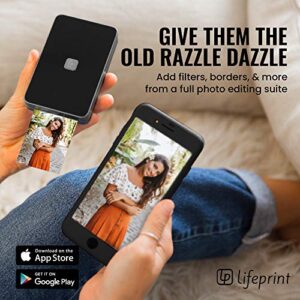 Lifeprint 2x3 Portable Photo and Video Printer for iPhone and Android. Make Your Photos Come to Life w/Augmented Reality - Purple