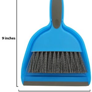 Cage Cleaner - Pack of 2 Sets for Guinea Pigs, Cats, Hedgehogs, Hamsters, Chinchillas, Rabbits, Reptiles, and Other Small Animals - Cleaning Tool Set for Animal Waste - Mini Dustpan and Brush Set