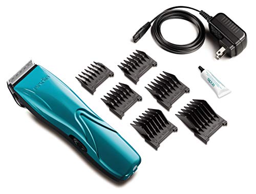 Andis 73515 Pulse Li 5 Cord/Cordless Grooming Clipper for Dogs, Cats and Equine, Teal