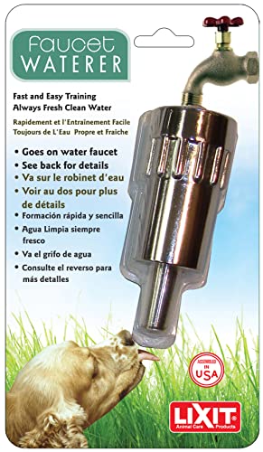 Lixit Pet Dog Waterer Faucet Outdoor Water Fountain Thirst Quencher MADE in USA