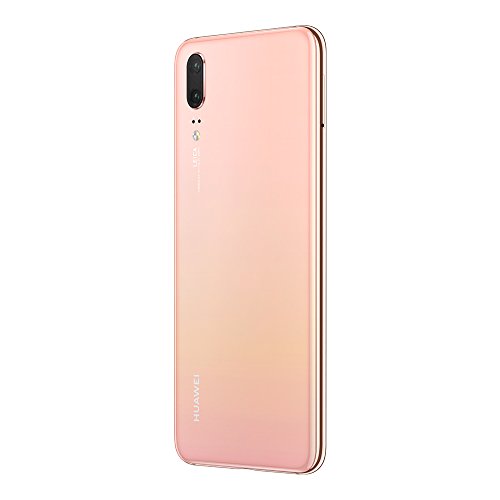 Huawei P20 EML-L29 128GB 4GB RAM, Dual SIM LTE, 5.8", Full HD+ Display -Dual Camera 20 MP +12 MP, GSM Unlocked International Model, No Warranty (Pink)