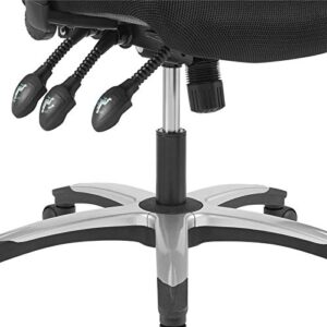 Modway Calibrate Mesh Adjustable Computer Desk Office Chair in Black