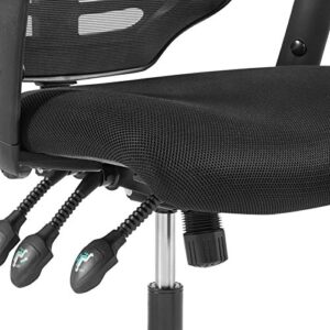 Modway Calibrate Mesh Adjustable Computer Desk Office Chair in Black