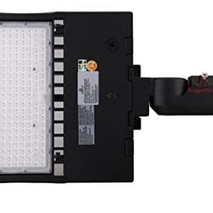 RuggedGrade High Voltage 277-480V - 150 Watt LED NextGen III Parking Lot Lights - 21,000 Lumen - 5000K - Slip fit Mount - Black - No Photocell