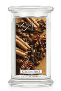 kringle candle kitchen spice large 2-wick 22 oz 100 hour jar