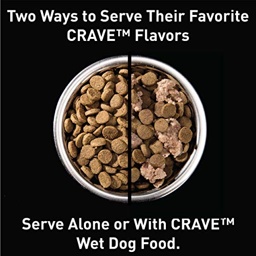 CRAVE Grain Free High Protein Adult Dry Dog Food, Beef, 22 lb. Bag