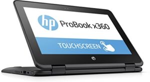 hp probook x360 11-g1 ee 11.6-inch 2-in-1 convertible hd touch-screen laptop pc with active pen, intel n3450 quad-core, 64gb emmc, 4gb ddr3, 802.11ac, bluetooth, win10s