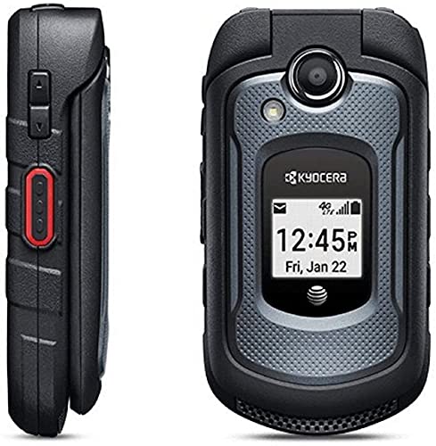 Kyocera AT&T Flip Phone GSM 4G LTE Dura XE E4710 Rugged Att Waterproof, Dustproof, Tough, Strong , Shock-Resistant (Renewed)