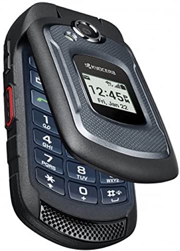 Kyocera AT&T Flip Phone GSM 4G LTE Dura XE E4710 Rugged Att Waterproof, Dustproof, Tough, Strong , Shock-Resistant (Renewed)