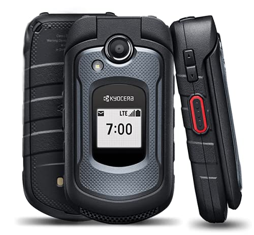 Kyocera AT&T Flip Phone GSM 4G LTE Dura XE E4710 Rugged Att Waterproof, Dustproof, Tough, Strong , Shock-Resistant (Renewed)