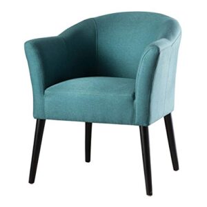 christopher knight home cosette fabric arm chair, dark teal, 25d x 26.25w x 31.25h in