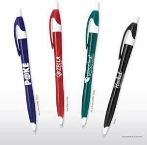 ummah promotions promotional classic solid click pen printed with your logo or message - 300 qty