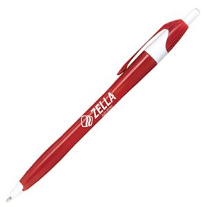 Ummah Promotions Promotional Classic Solid Click Pen Printed with Your Logo or Message - 300 QTY