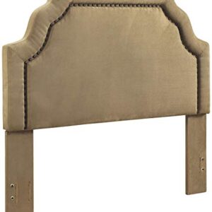 Crosley Furniture CF90009-501CM Loren Keystone Upholstered Headboard, Full/Queen, Camel Microfiber