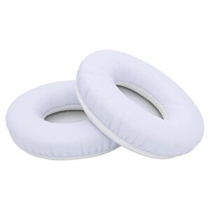 mmobiel ear pads cushions compatible with beats by dr. dre solo hd 1 headphones with memory foam protein leather (white)