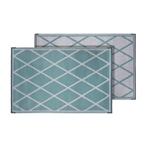 faulkner 68903 mat diamond 8x20 turquoise/white