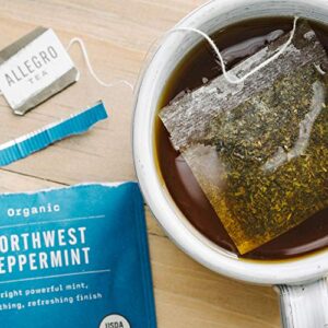 Allegro Tea Organic Northwest Peppermint Tea Bags, 20 Count