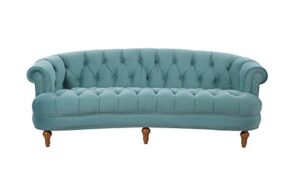 jennifer taylor home la rosa sofa, arctic blue