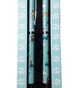 Kate Windgate Gift Boxed Pen Set - Mint Dogs 13707