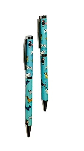 Kate Windgate Gift Boxed Pen Set - Mint Dogs 13707