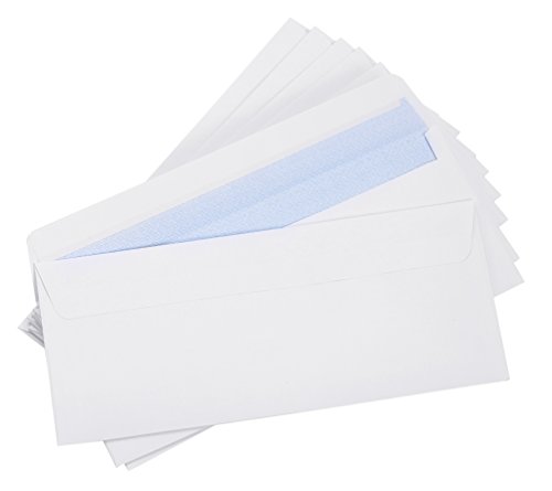 Office Deed #10 Double Window Envelopes Self Seal #10 Security Envelopes-Designed for Business Statements, Quickbooks Invoices, and Return, Self Seal Envelopes Size - 4 1/8 X 9 ½’’