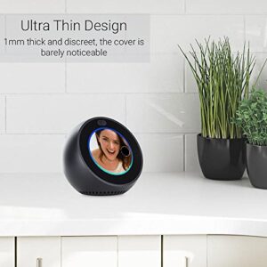 Olixar Camera Cover for Amazon Echo Spot - Webcam Privacy Slide - Compatible with Laptops, Tablets & Smartphones Anti Hack/Amazon Spot Accessories/Alexa Camera Cover - Black - 3 Pack
