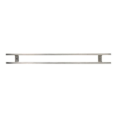 Mercer Culinary 24" Magnetic Knife Bar with 6 S Hooks, 24 Inch x 2.4 Inch x .9 Inch, Stainless Steel