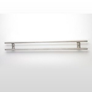 Mercer Culinary 24" Magnetic Knife Bar with 6 S Hooks, 24 Inch x 2.4 Inch x .9 Inch, Stainless Steel