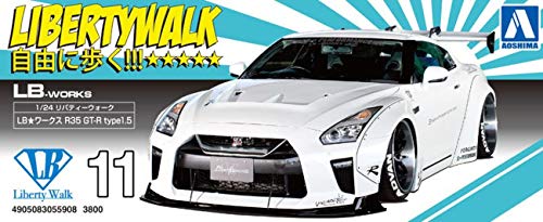 Aoshima - 1/24 Liberty Walk #11-1/24 Lb-Works R35 GT-R Type 1.5