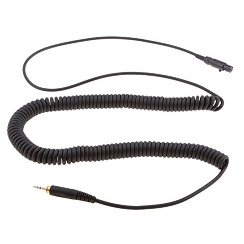 Fityle 130cm Replacement Coiled Upgrade Cable for AKG K141 K171 K181 K240 Pioneer HDJ-2000 Headphone