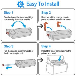 NineLeaf 10-Pack Black Toner Cartridge Replacement Compatible for HP 26A CF226A, High-Yield, Compatible for Laserjet M402N M402DW M402DN MFP M426FDW M426DW M426FDN Printer