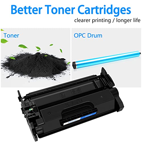 NineLeaf 10-Pack Black Toner Cartridge Replacement Compatible for HP 26A CF226A, High-Yield, Compatible for Laserjet M402N M402DW M402DN MFP M426FDW M426DW M426FDN Printer