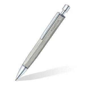 staedtler 441conb2-9 concrete premium retractable ballpoint pen - medium line width, grey (pack of 1)