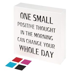 kauza positive thought office decor inspirational wall art plaques with sayings motivational gifts