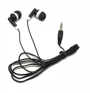 tfd supplies wholesale bulk earbuds headphones 500 pack for iphone, android, mp3 player - black