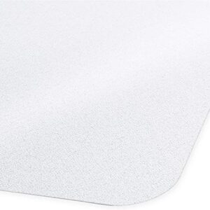 Office Marshal Hard Floor Office Chair Mat - 40" x 48" - Frosted/See-Through & High Strength