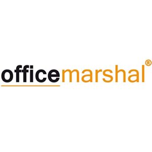 Office Marshal Hard Floor Office Chair Mat - 40" x 48" - Frosted/See-Through & High Strength