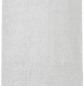 Amazon Basics Fade-Resistant Cotton Bath Towel - 4-Pack, White