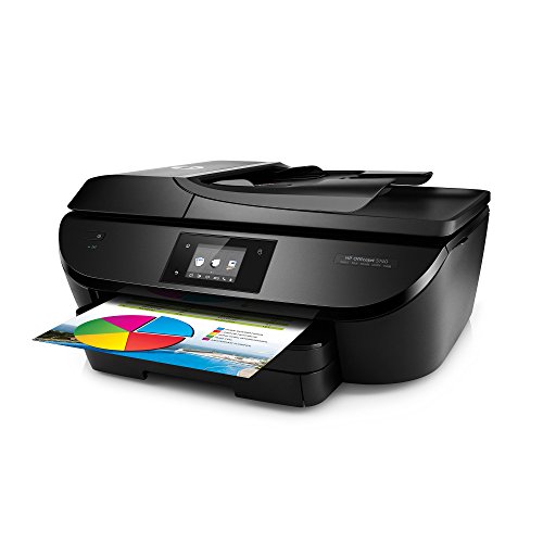 HP OfficeJet 5740 Wireless All-in-One Photo Printer with Mobile Printing, Instant Ink Ready (B9S76A) (Renewed)