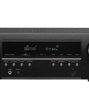 Denon AVR-S540BT 5.2 channel Receiver - 4K Ultra HD Audio Video, Bluetooth, USB port, Compatible with HEOS Link for Wireless Music Streaming (Discontinued by Manufacturer)