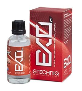 gtechniq - exo ultra durable hydrophobic coating v4 - protect your paint, add gloss, repel contaminants, resists chemicals, get rid of water-spots (30 milliliters)