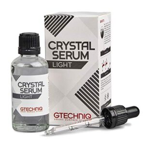 Gtechniq Crystal Serum Light 50ml - Automotive Paint Protection - Beautiful, Durable Gloss, High End Performance Beading, Swirl Mark and Chemical Resistance, Reduces Surface Hazing - Easy to Apply