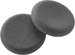 avimabasics 15729-05 ear cushion | replacement ultra soft foam cushion compatible with plantronics h51, h51n, h61, h61n, h91, h91n, h101, h101n, sp04, sp05, plx500, pulsar 590a headset (2pcs)