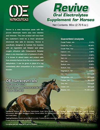 OE NUTRACEUTICALS Revive Oral Horse Suppliement (4 Doses)